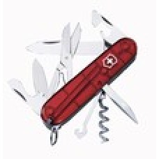 Švýcarský kapesní nůž Victorinox Climber transparentní červený 1.3703.T